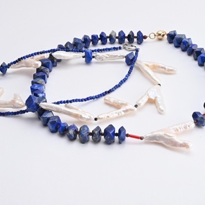 JP | Сет Лазуритовая коллекция: глубина синего, огонь граната и жемчужный свет