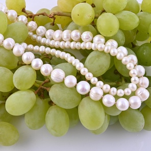 JP | Чокер из круглого жемчуга