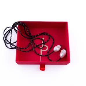 Сотуар шпинель + барочный жемчуг