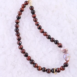 Ожерелье Тигровый глаз